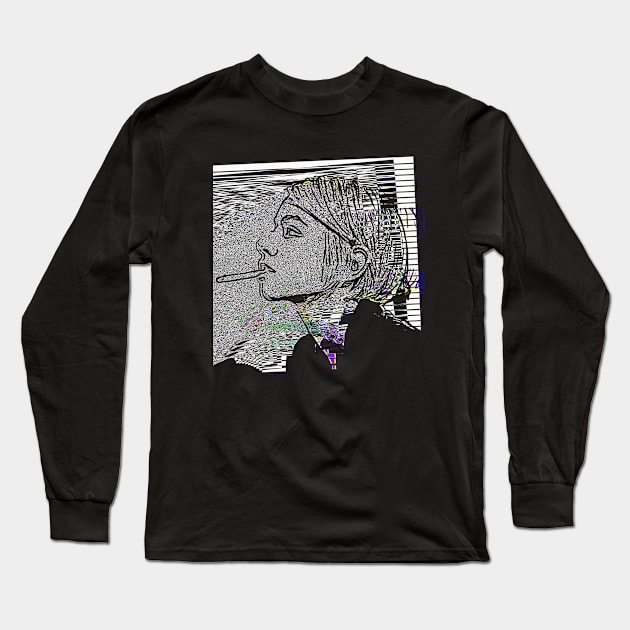 ∆∆∆ Glitch Girl #3 ∆∆∆ Original Graphic Design Work Long Sleeve T-Shirt by CultOfRomance